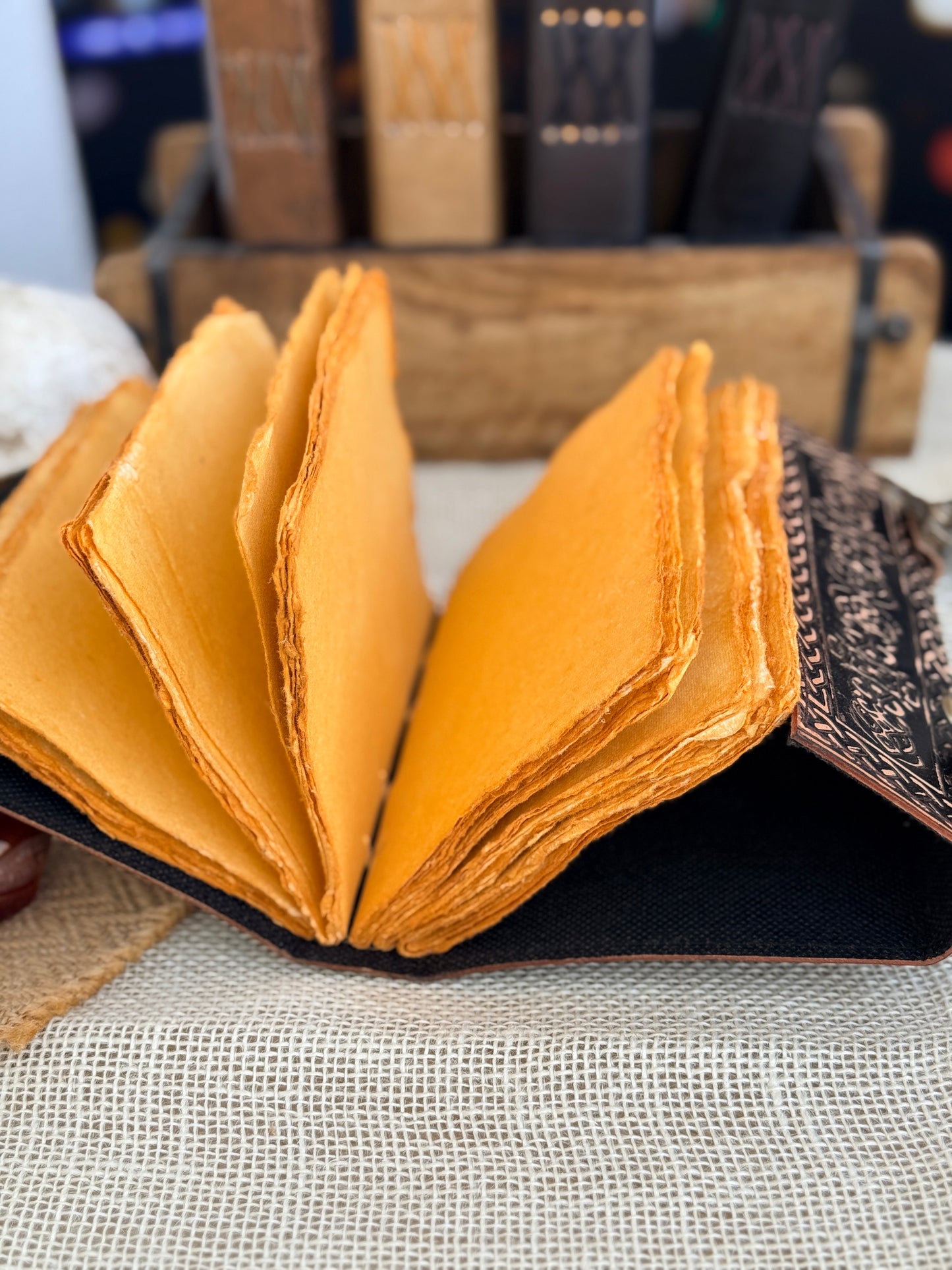 Skórzana Księga Cieni - Złoty Pentagram