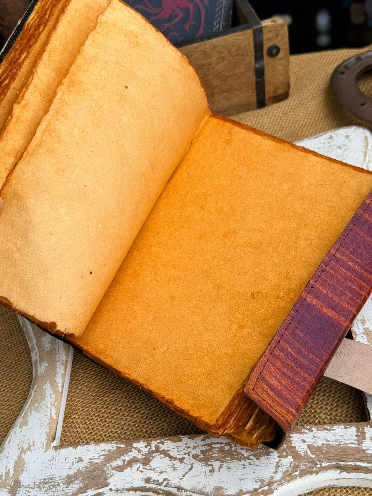 Księga Celtyckiego Drzewa Życia – Skórzany Dziennik Vintage