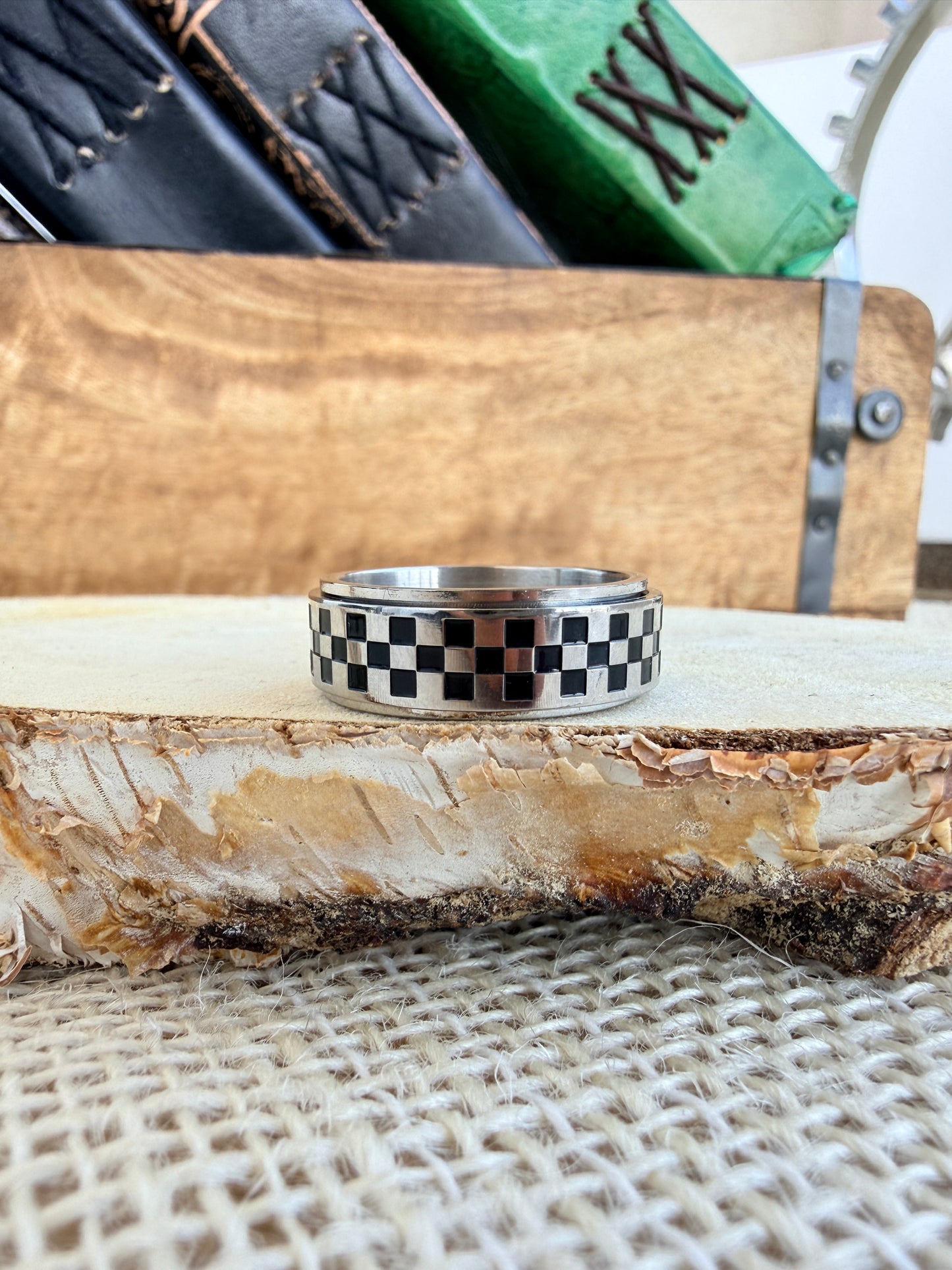 Sygnet spinner - szachownica